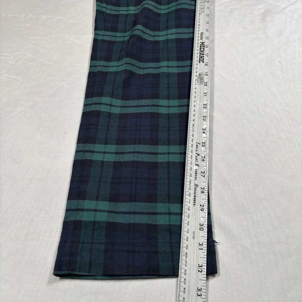 Polo Ralph Lauren Chino Pants Mens 34x32 Green Black Watch Plaid Stretch - Picture 13 of 14